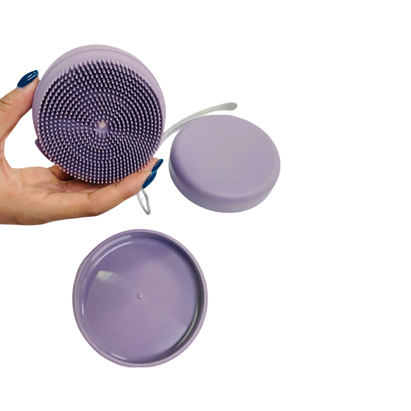 Exfoliating Silicone Body Scrubber Shower Brush Handheld