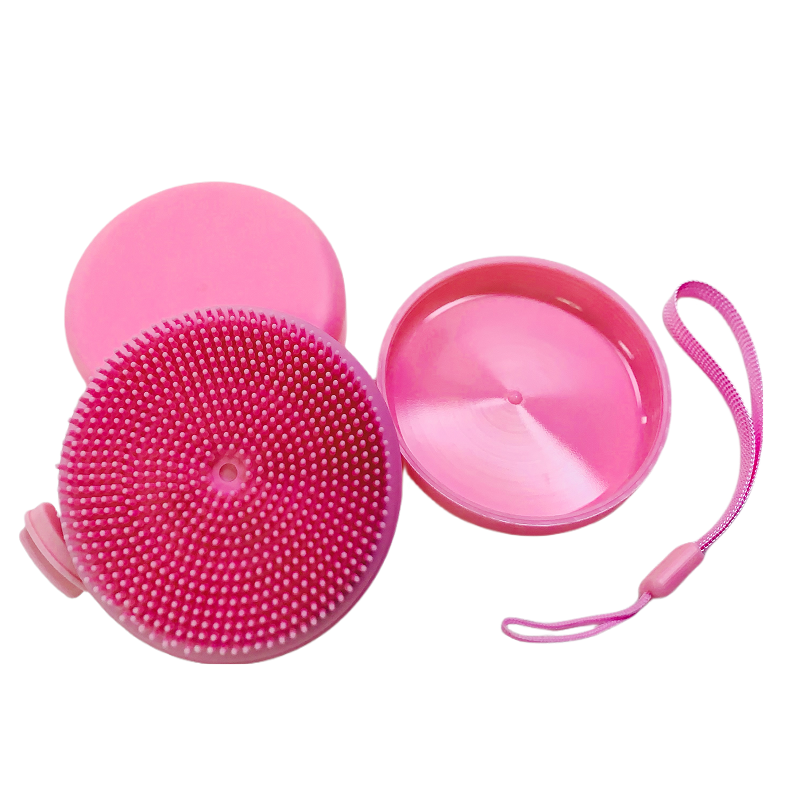 Exfoliating Silicone Body Scrubber Shower Brush Handheld