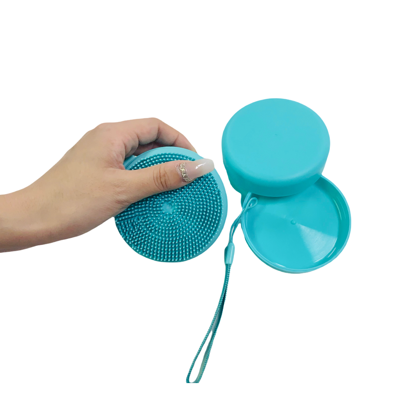 Exfoliating Silicone Body Scrubber Shower Brush Handheld