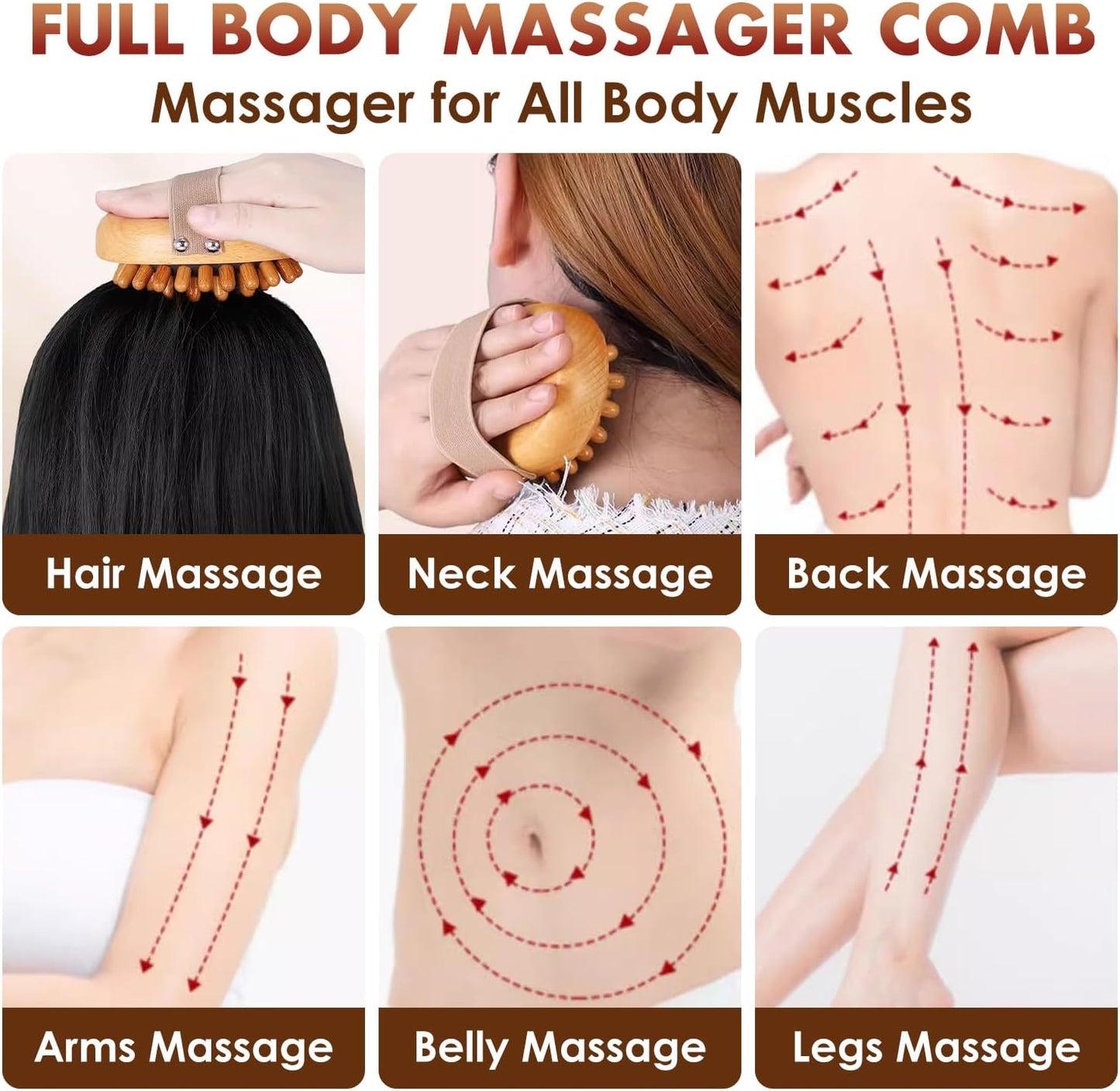 Bamboo Meridians Scalp & Body Massager