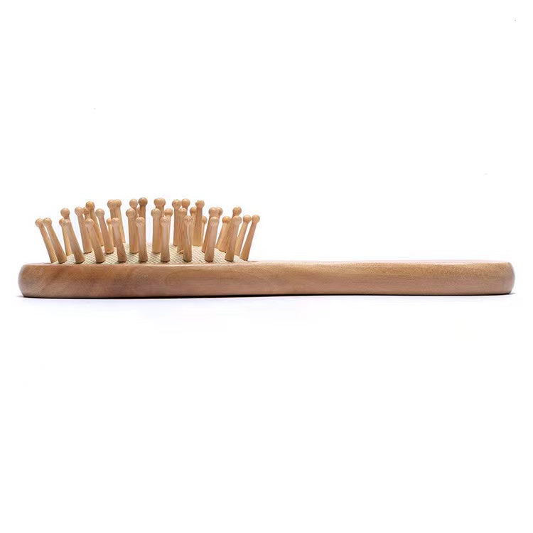 Bamboo Scalp Massager Hair Brush